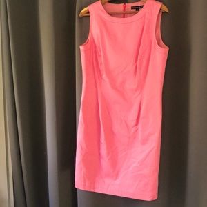 Brooks Brothers fitted pink dress